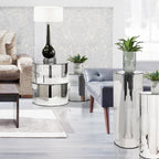 Support de sol en verre miroir