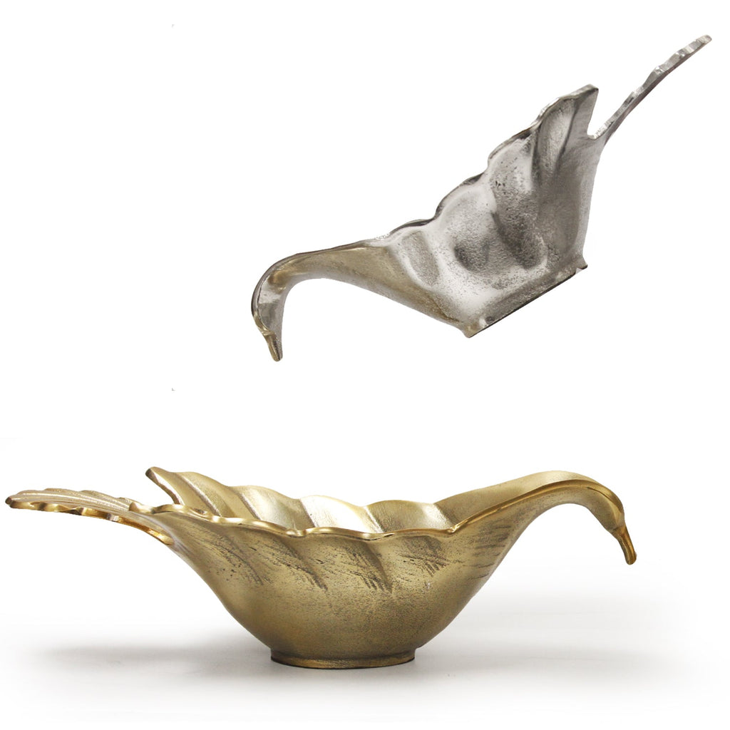 Bol à colombes doré