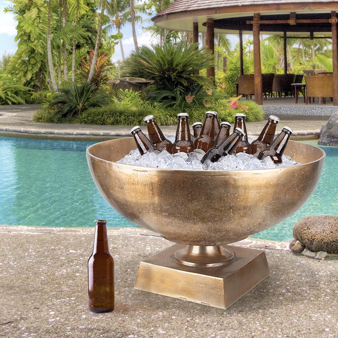 Grand bol décoratif pour baignoire à boissons