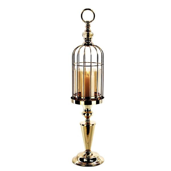 Bougeoir en forme de cage à oiseaux