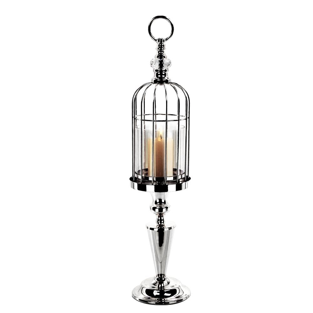 Bougeoir en forme de cage à oiseaux