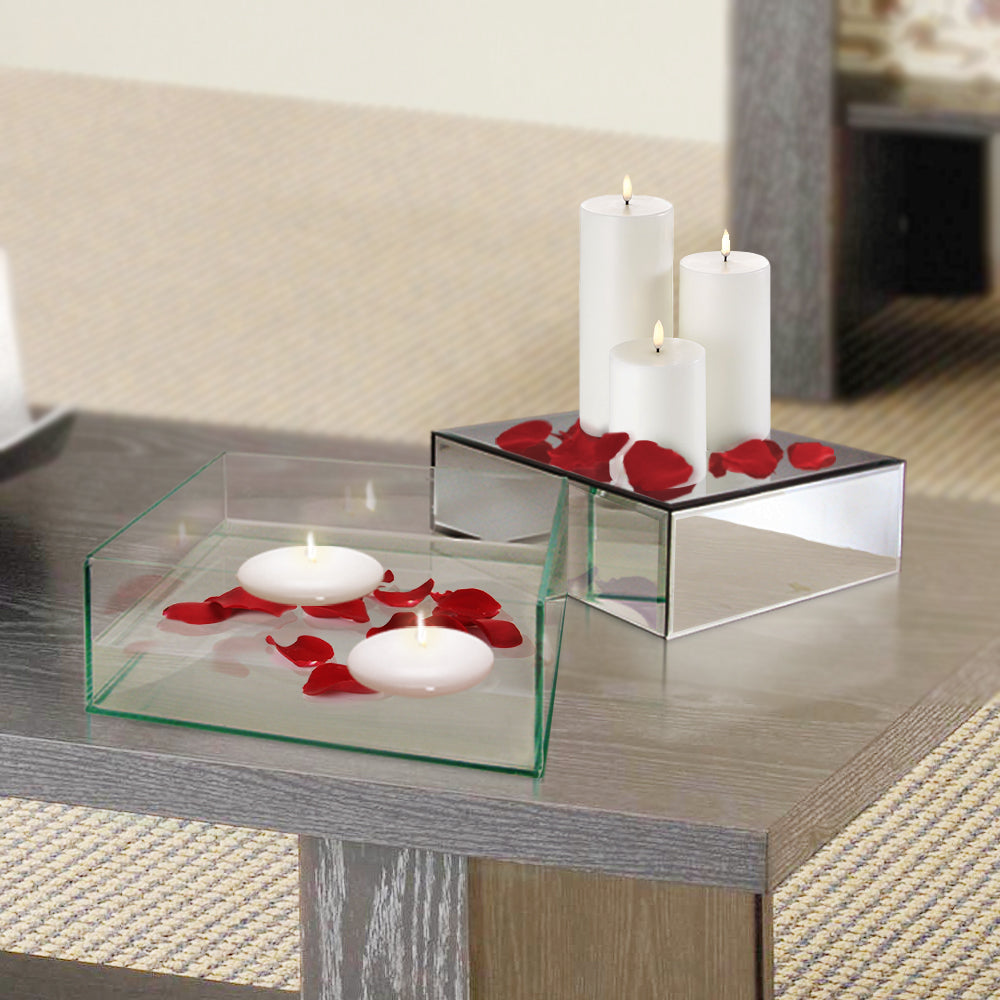 Aquarium floral à miroir réversible