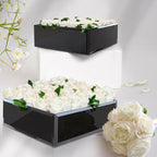 Aquarium réversible en verre noir