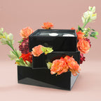 Aquarium réversible en verre noir