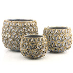 Pot de fleurs en céramique Lotus