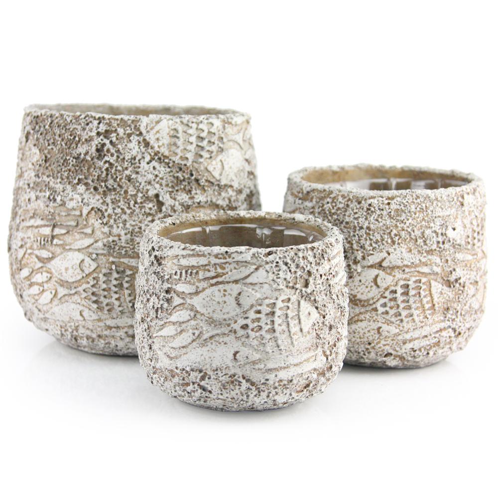 Pot en céramique fossilisée