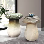 Tabouret de chaise champignon, table d'appoint