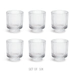 Porte-bougie chauffe-plat en verre côtelé