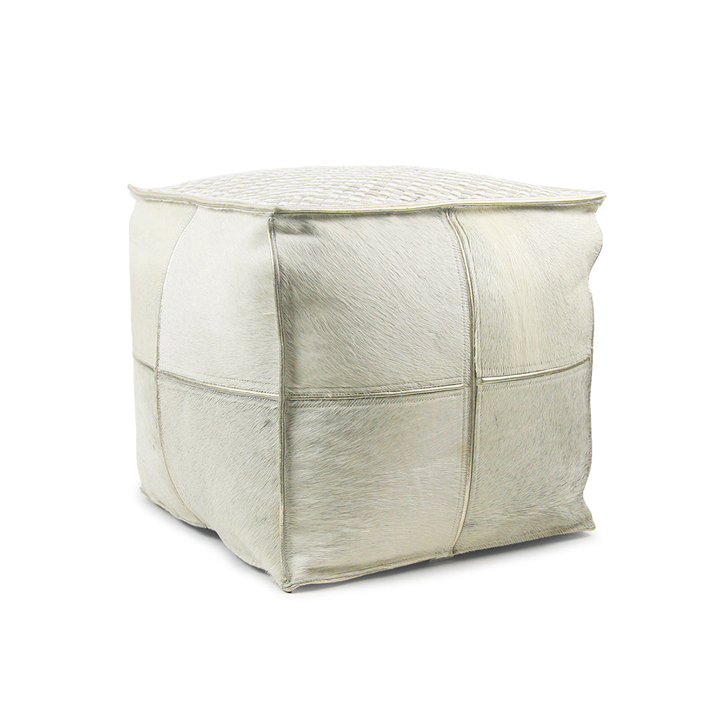 Pouf/Repose-pieds patchwork