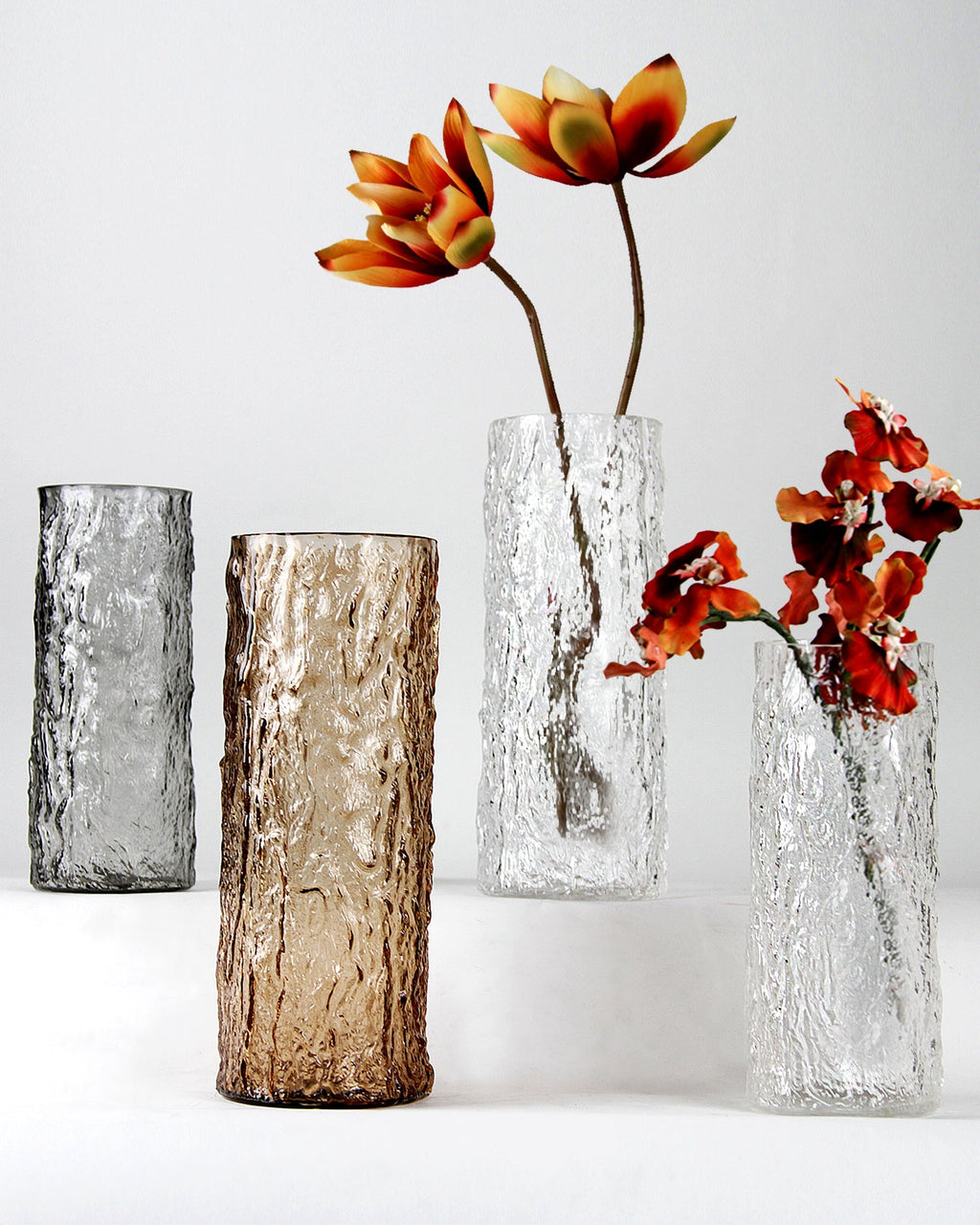 Vase en verre Glacier