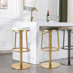 Tabouret de bar pivotant Aero avec repose-pieds intégré