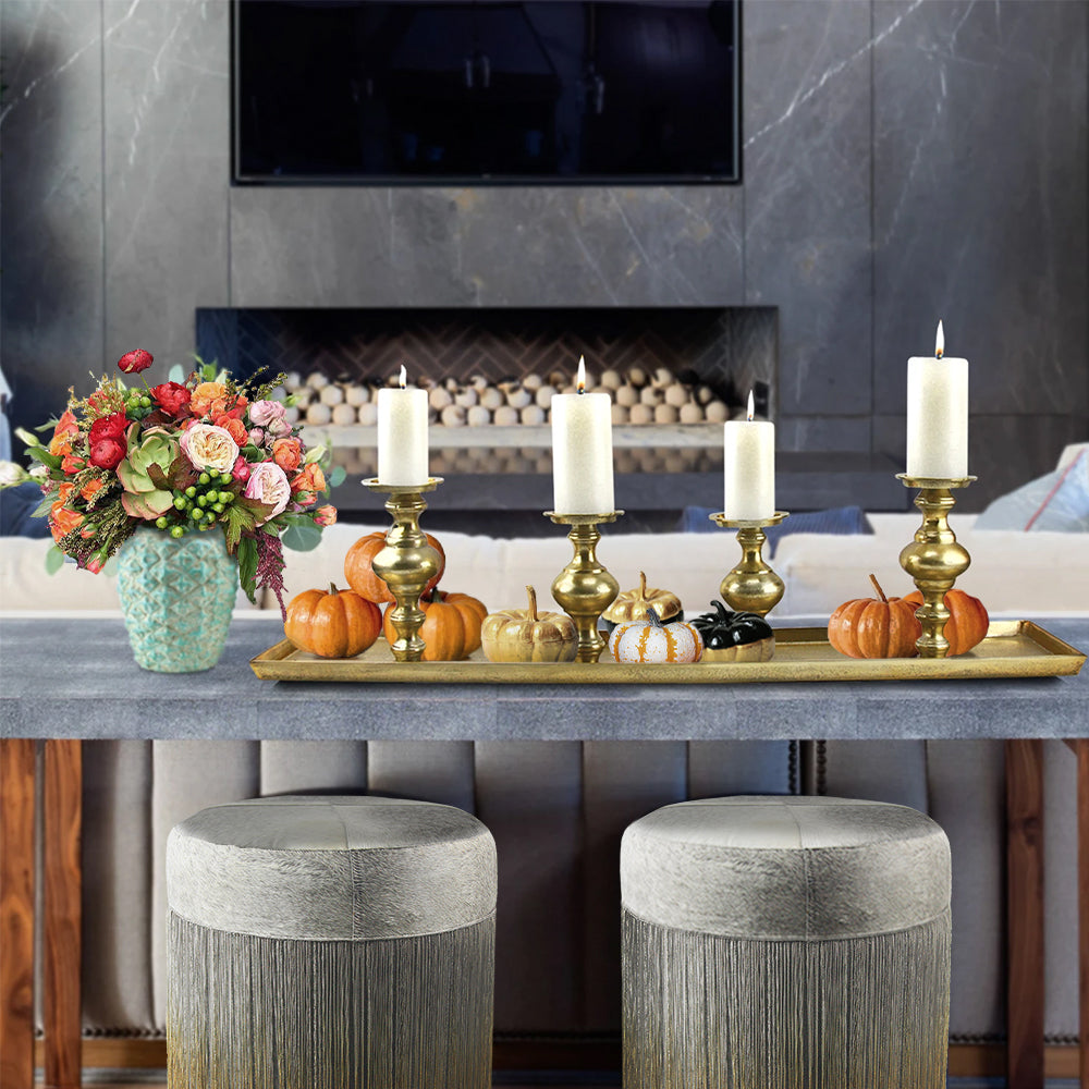 Centre de table avec bougie