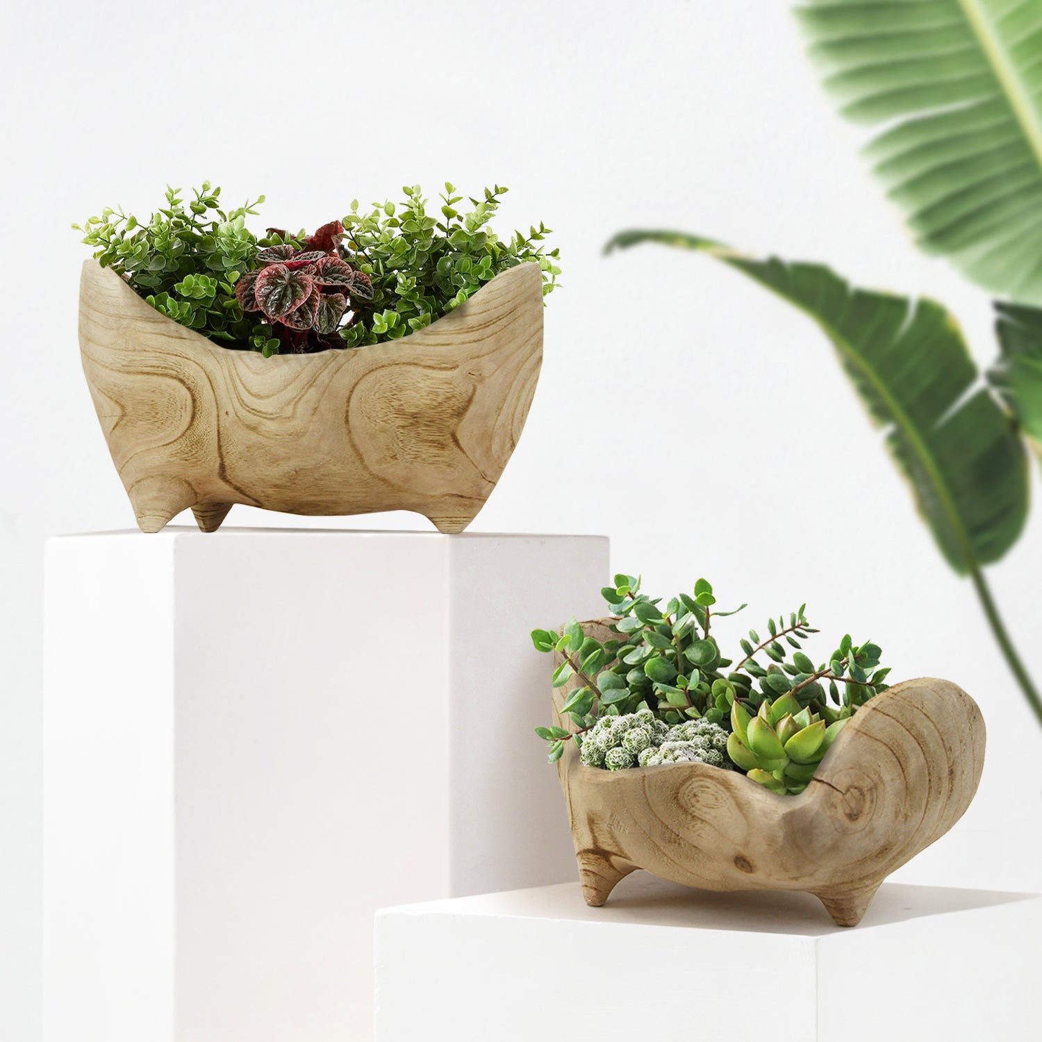 Bol décoratif en bois naturel Heritage