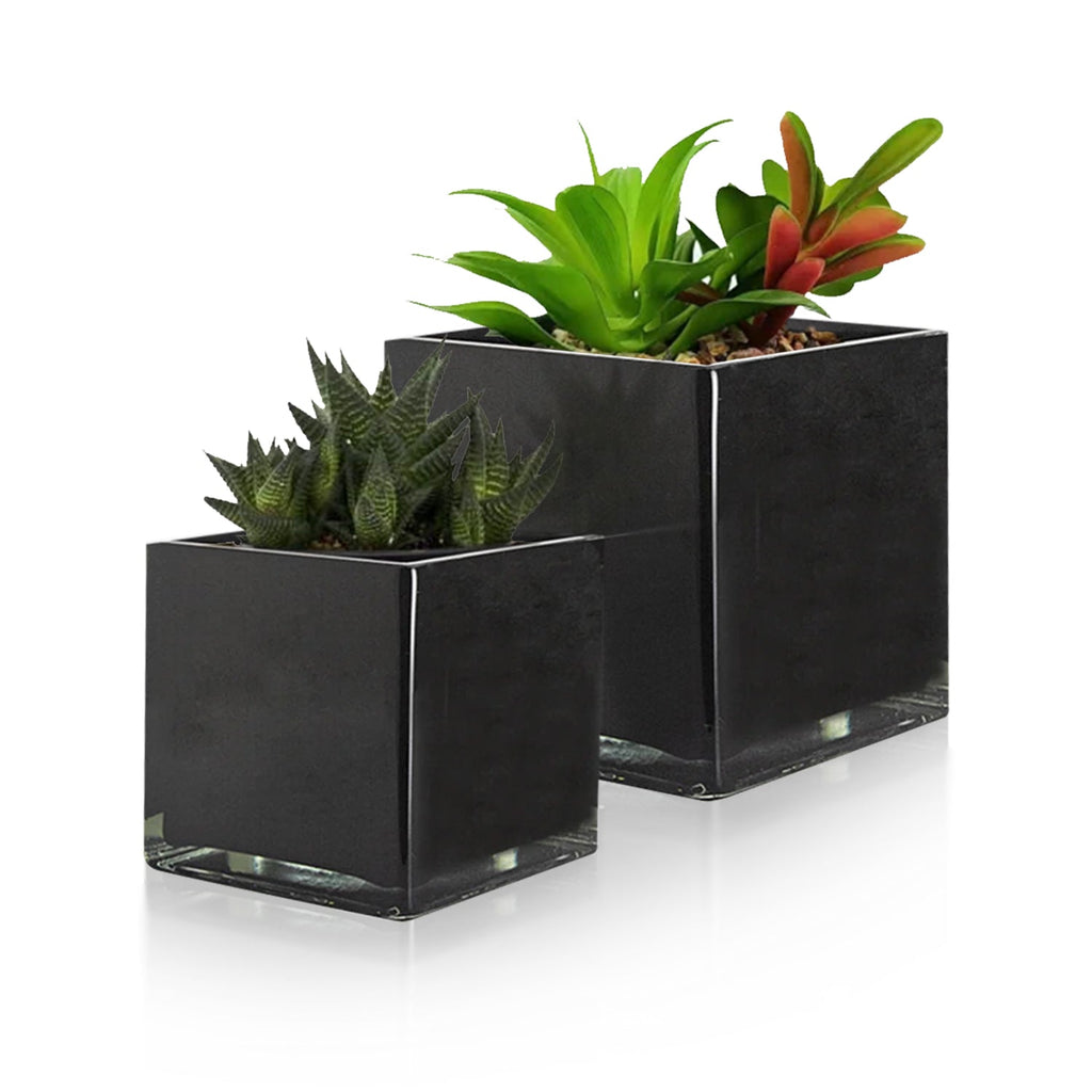 Carré en verre noir multicouche de qualité supérieure