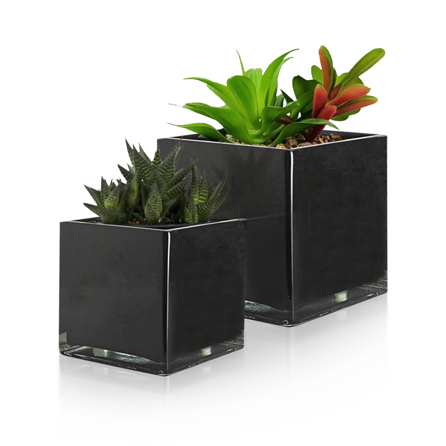 Carré en verre noir multicouche de qualité supérieure