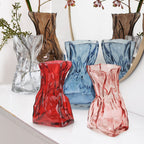 Vase en verre contemporain