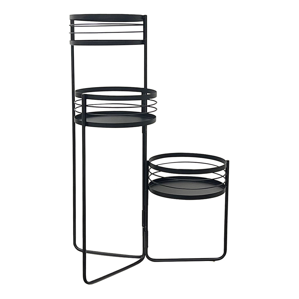 Support à plantes moderne en fer ajouré