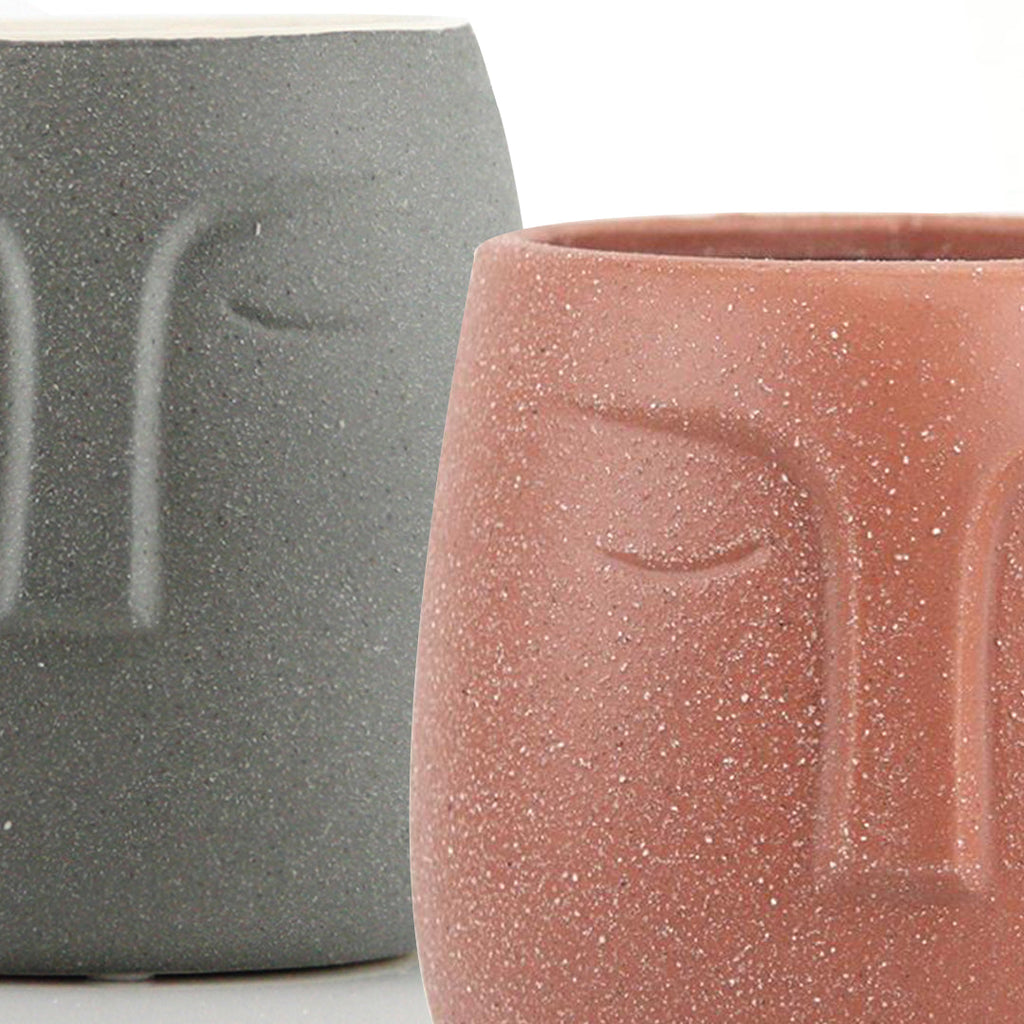 Pot et jardinière en céramique endormi