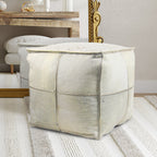 Pouf/Repose-pieds patchwork