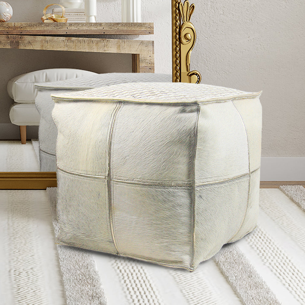 Pouf/Repose-pieds patchwork