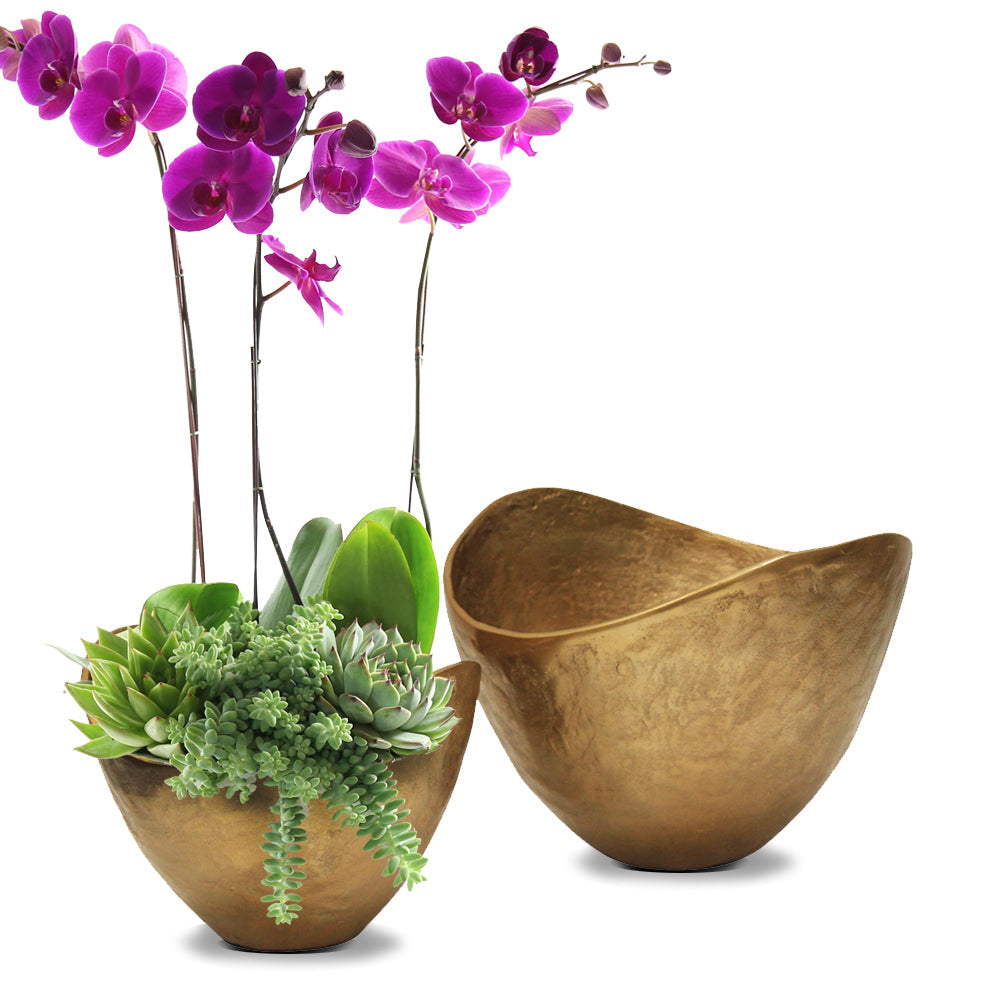 Bol de présentation en métal