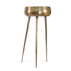 Pot de fleurs trépied haut en métal Aurea