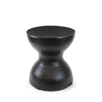 Table d'appoint en aluminium martelé