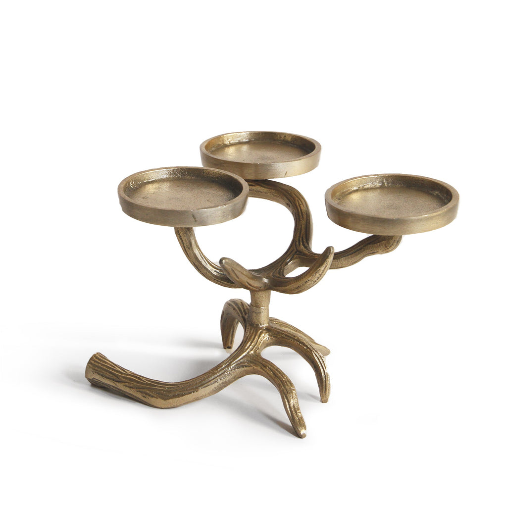 Trio de candélabres