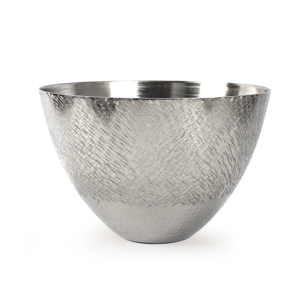 Bol en aluminium bicolore à motif croix