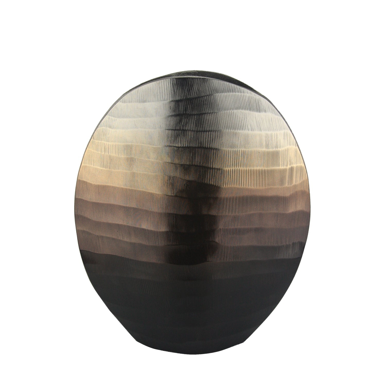 Vase à fleurs en métal