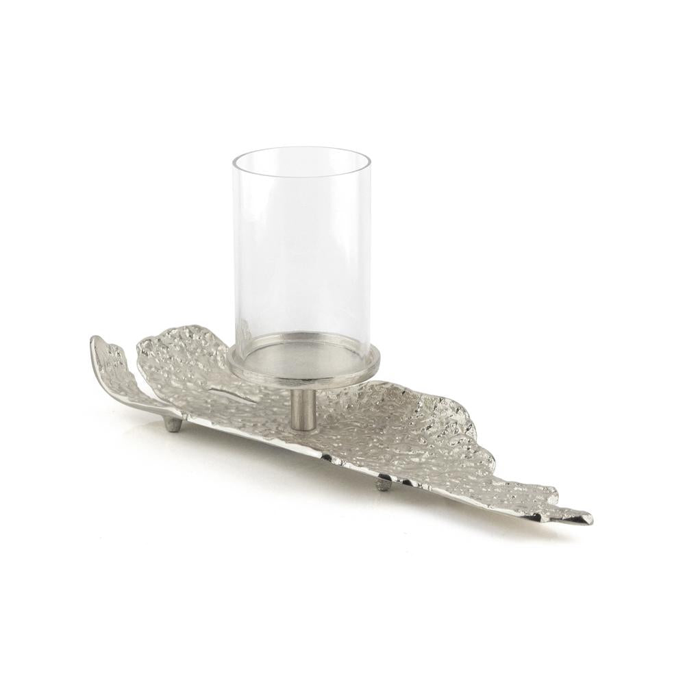 Porte-bougie en métal Lava