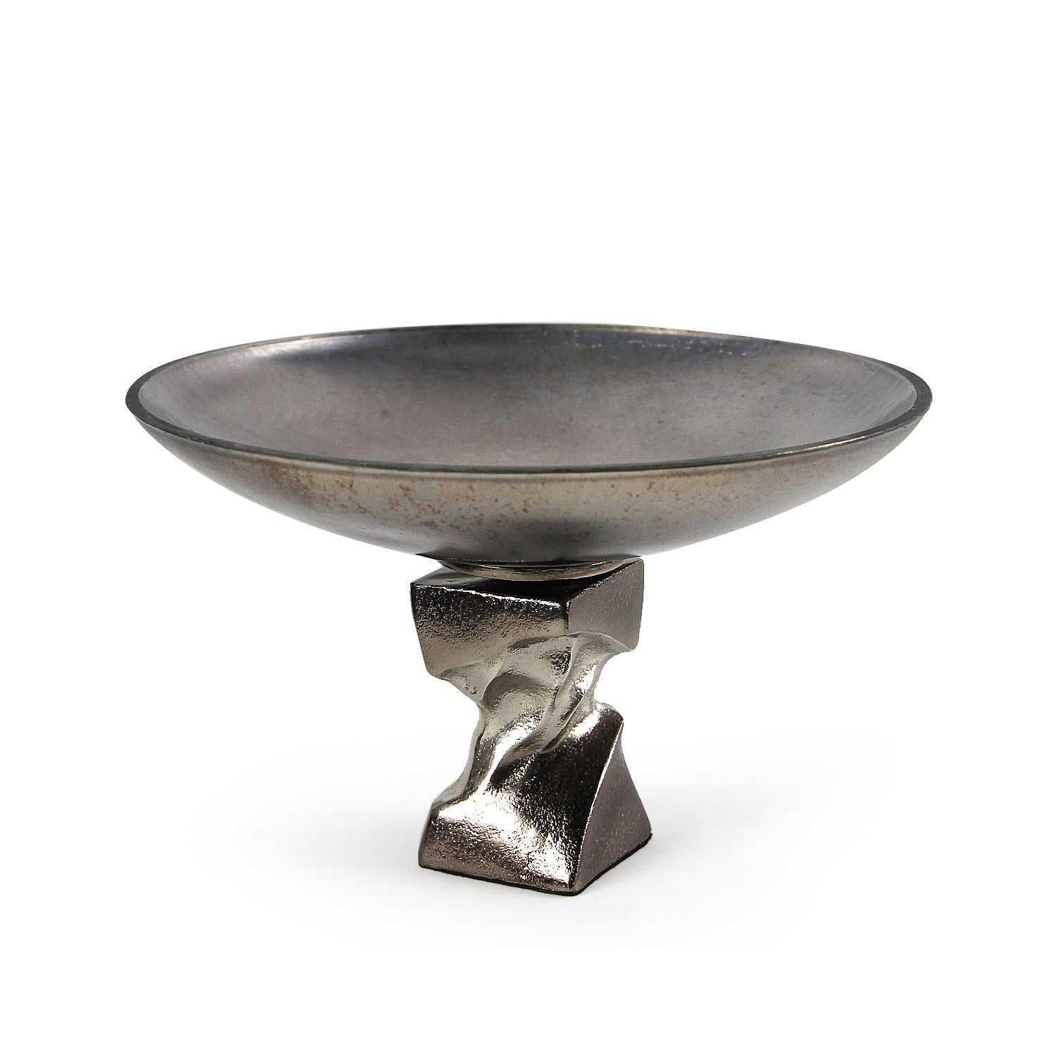 Centre de table décoratif en nickel antique