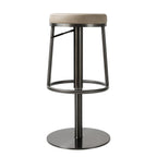 Tabouret de bar pivotant Aero avec repose-pieds intégré