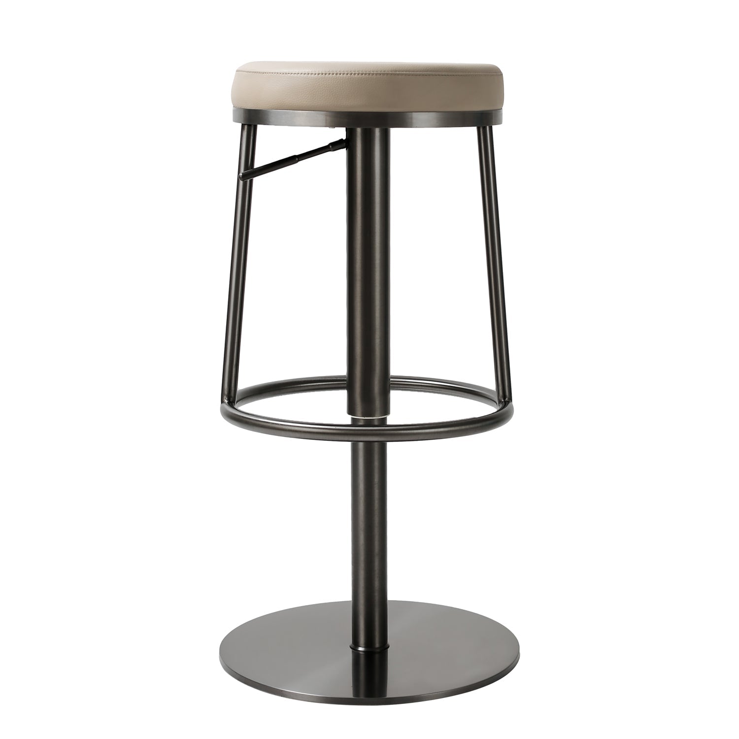 Tabouret de bar pivotant Aero avec repose-pieds intégré