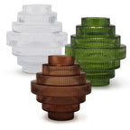 Vase en verre à plusieurs couches