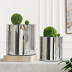 Support de sol en verre miroir