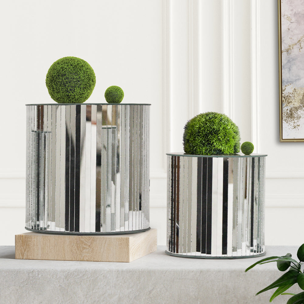 Support de sol en verre miroir