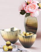 Bol décoratif en métal dégradé