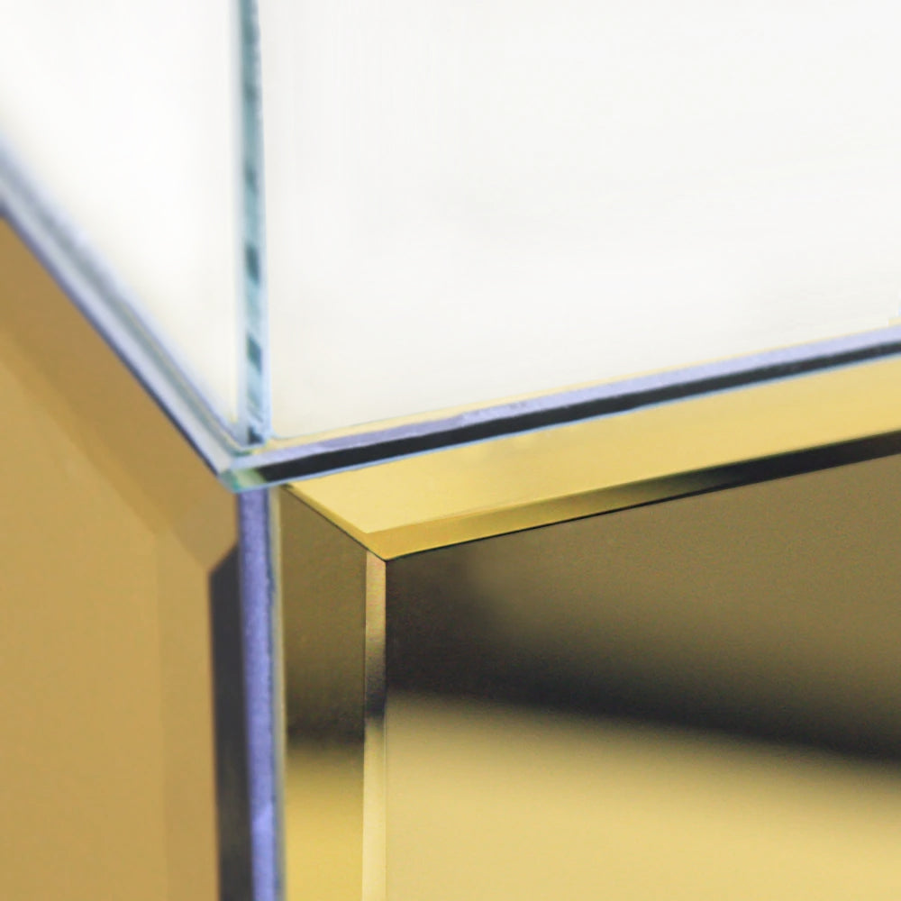 Présentoir rectangulaire pour bougies flottantes sur colonne ou sur piédestal