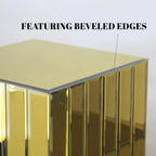 Colonne/piédestal à bloc d'affichage miroir segmenté