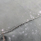 Pouf/Repose-pieds ottoman à motif métallisé moucheté