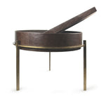 Table basse d'appoint en cuir