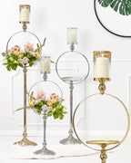 Support à bougie de sol Halo