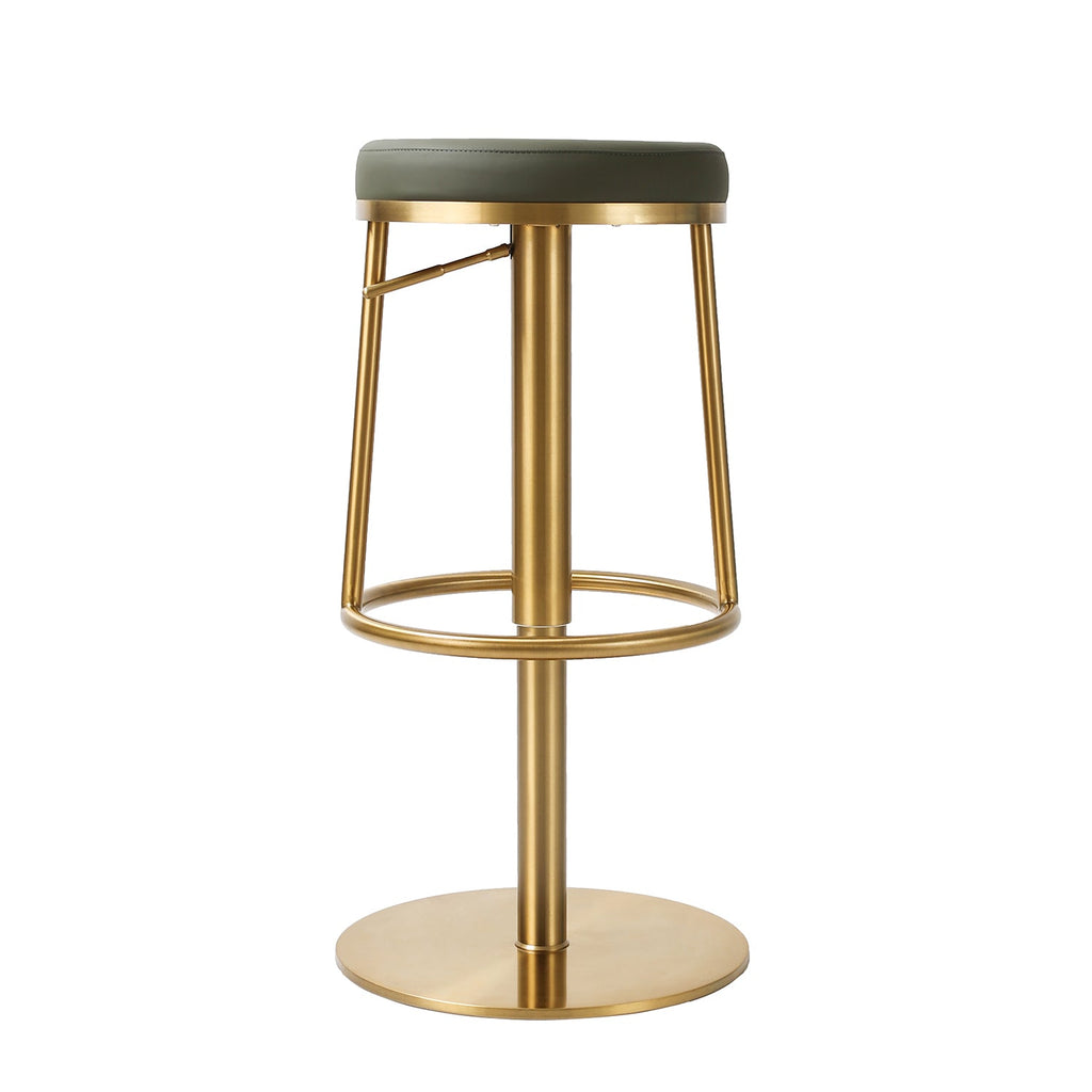 Tabouret de bar pivotant Aero avec repose-pieds intégré