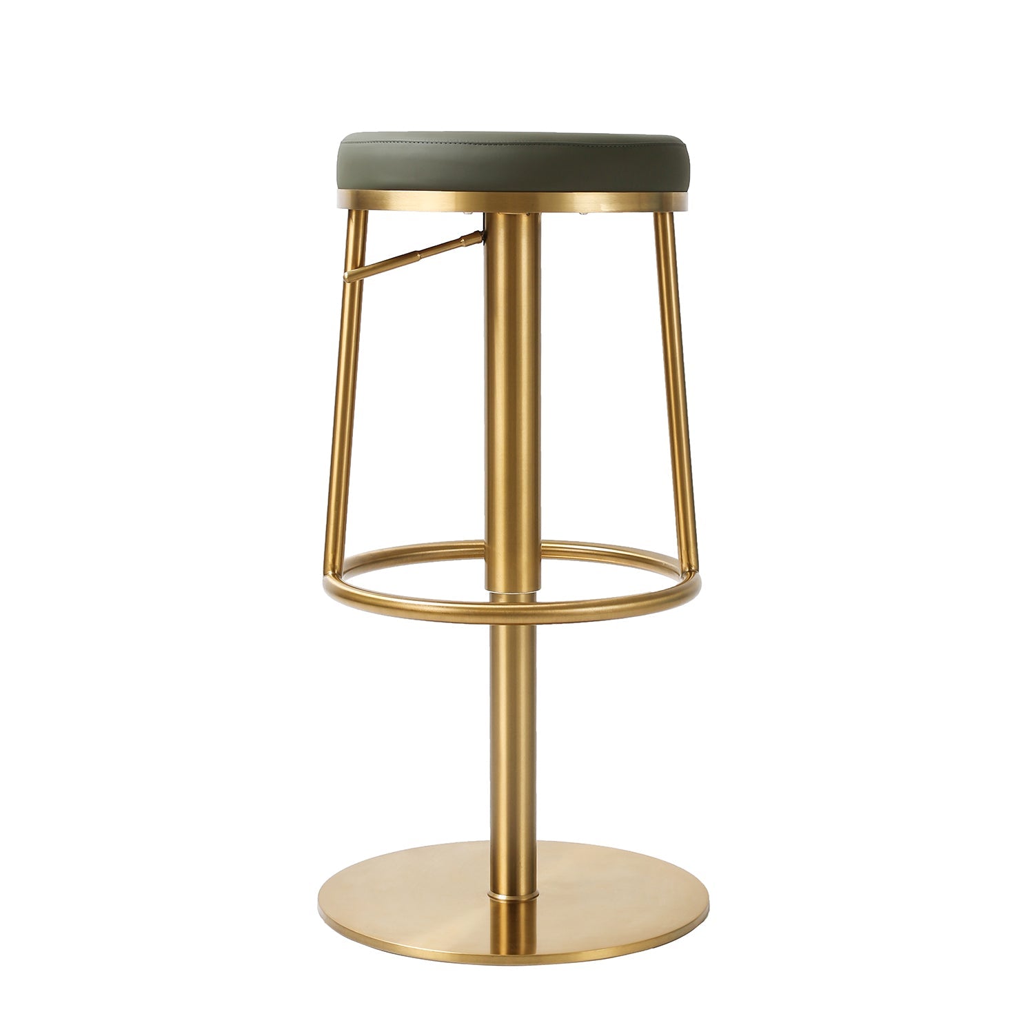 Tabouret de bar pivotant Aero avec repose-pieds intégré