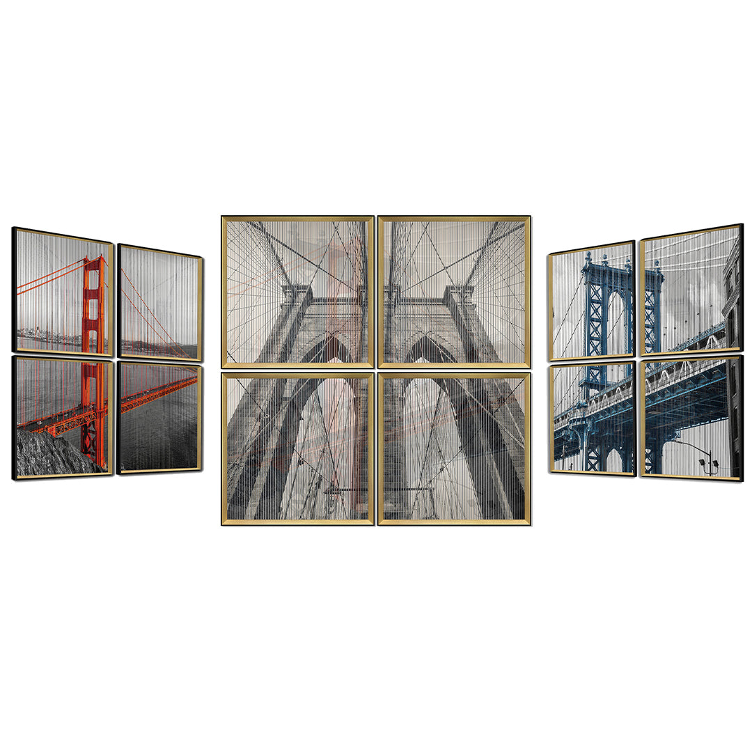 Ensemble d'art mural cinétique / Décoration murale