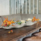 Bougeoir en forme de plateau glaciaire