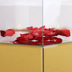 Présentoir rectangulaire pour bougies flottantes sur colonne ou sur piédestal