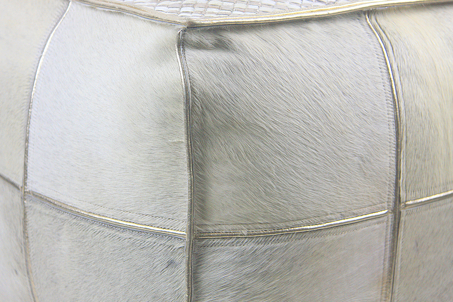 Pouf/Repose-pieds patchwork