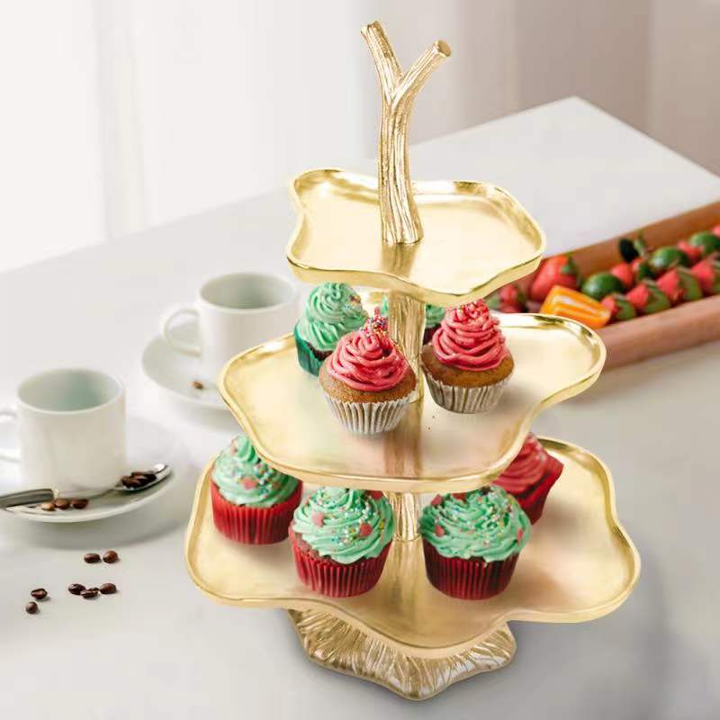Plateau de service à gâteaux à étages